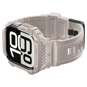 SPIGEN RUGGED ARMOR ”PRO” V2 APPLE WATCH 10  11 (42 MM) DUNE BEIGE