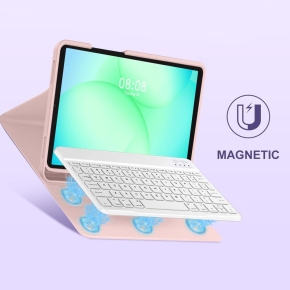 TECH-PROTECT SC PEN + KEYBOARD GALAXY TAB A9  A11 8.7 X110  X115  X133  X135 PINK