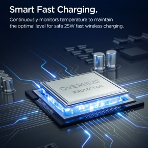 SPIGEN EF302MOQ ESSENTIAL 2IN1 MAGNETIC MAGSAFE WIRELESS CHARGER 25W QI2.2 BLACK