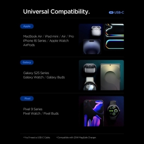 SPIGEN ESSENTIAL EE472EU 2-PORT NETWORK CHARGER 47W WHITE