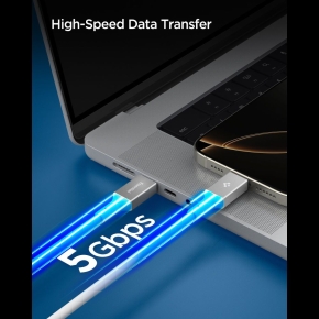 SPIGEN EB10020CC ESSENTIAL TYPE-C CABLE 100W 200CM WHITE