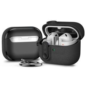 TECH-PROTECT SLIM HOOK SAMSUNG GALAXY BUDS 3  3 FE  3 PRO SCHWARZ