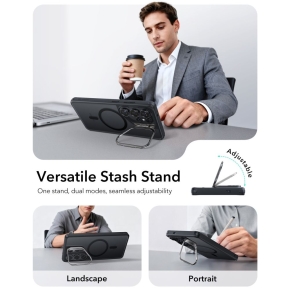 ESR CLASSIC HYBRID KICKSTAND MAGSAFE GALAXY S26 ULTRA FROSTED BLACK
