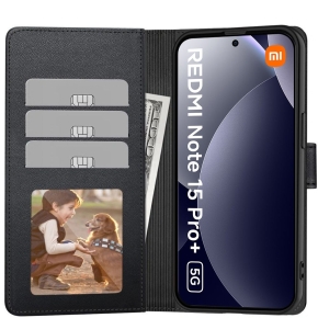 TECH-PROTECT WALLET XIAOMI POCO M8 PRO REDMI NOTE 15 PRO+ PLUS 5G MATTE BLACK