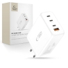 TECH-PROTECT NC240W-GAN 4-PORT NETWORK CHARGER PD 240W  QC3.0 WHITE