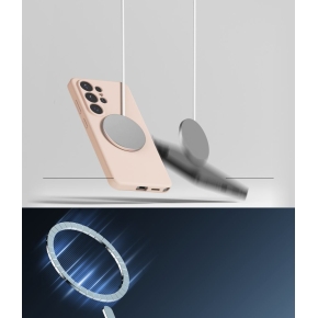 RINGKE SILICONE MAGNETIC MAGSAFE GALAXY S26 ULTRA PINK SAND