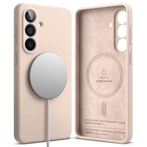 RINGKE SILICONE MAGNETIC MAGSAFE GALAXY S26+ PLUS PINK SAND