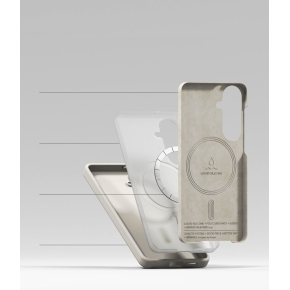 RINGKE SILICONE MAGNETIC MAGSAFE GALAXY S26 STONE