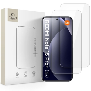 FOLIA HYDROŻELOWA TECH-PROTECT HYDRO FLEX+ 2-PACK XIAOMI POCO M8 PRO  REDMI NOTE 15 PRO+ PLUS 5G CLEAR