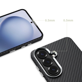 TECH-PROTECT ION CARBON MAGSAFE GALAXY S26 BLACKSILVER