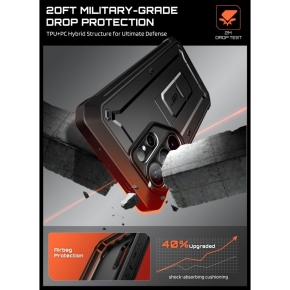 SUPCASE UNICORN BEETLE PRO & TEMPERED GLASS 2-PACK GALAXY S26 ULTRA BLACK