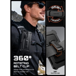 SUPCASE UNICORN BEETLE PRO & TEMPERED GLASS 2-PACK GALAXY S26 ULTRA BLACK