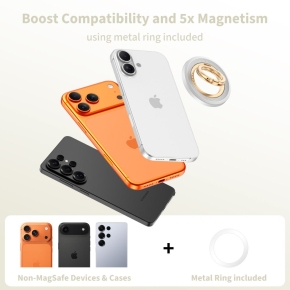 TECH-PROTECT MMR700 LAMANO MAGNETIC MAGSAFE PHONE RING TITANIUMGOLD