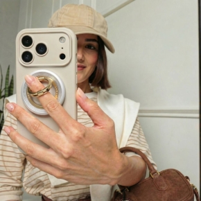 TECH-PROTECT MMR700 LAMANO MAGNETIC MAGSAFE PHONE RING TITANIUMGOLD