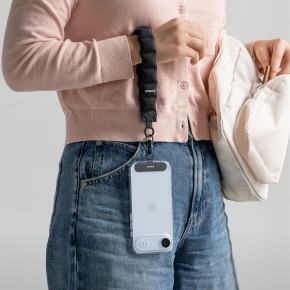 RINGKE HOLDER & PUFFER HAND STRAP CALM BLACK