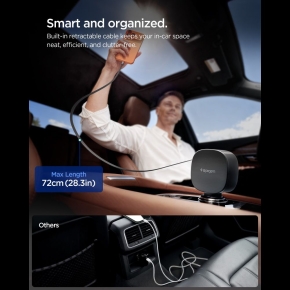 SPIGEN EV603BT ESSENTAIL CAR CHARGER 60W BLACK