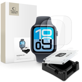 FOLIA HYDROŻELOWA TECH-PROTECT SUPREME SET+ 2-PACK APPLE WATCH 4  5  6  SE 1  2  3 (44 MM) CLEAR