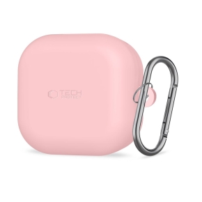 TECH-PROTECT SILICONE HOOK SAMSUNG GALAXY BUDS 4  4 PRO DUSTY PINK