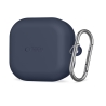 TECH-PROTECT SILICONE HOOK SAMSUNG GALAXY BUDS 4  4 PRO NAVY BLUE