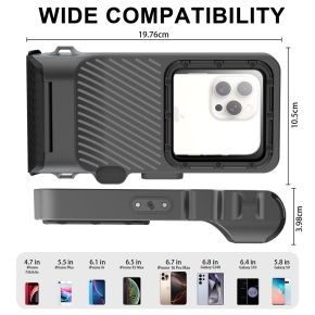 TECH-PROTECT IPX8 PRO UNIVERSAL DIVING WATERPROOF CASE GREYBLACK