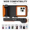 TECH-PROTECT IPX8 PRO UNIVERSAL DIVING WATERPROOF CASE BLACKORANGE