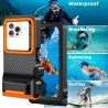 TECH-PROTECT IPX8 PRO UNIVERSAL DIVING WATERPROOF CASE BLACKORANGE