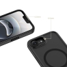 TECH-PROTECT MAGRACK MAGSAFE IPHONE 16E  17E MATTE BLACK