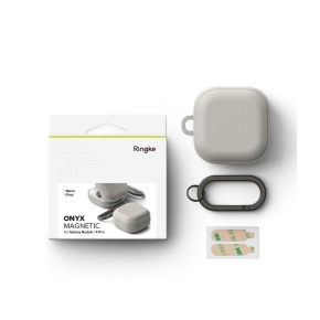 RINGKE ONYX MAGNETIC MAGSAFE SAMSUNG GALAXY BUDS 4  4 PRO WARM GREY