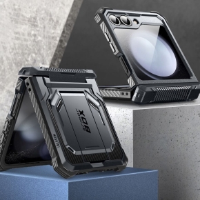 SUPCASE IBLSN ARMORBOX GALAXY Z FLIP 6  7 FE BLACK