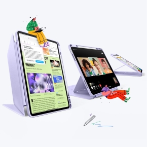 ESR FLIP HYBRID IPAD AIR 13” 1  2  2024-2025 PURPLE