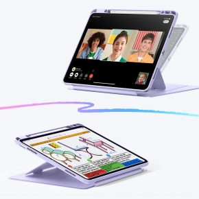 ESR FLIP HYBRID IPAD AIR 13” 1  2  2024-2025 PURPLE