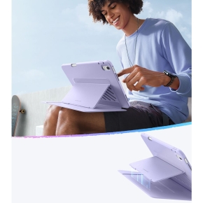 ESR FLIP HYBRID IPAD AIR 13” 1  2  2024-2025 PURPLE