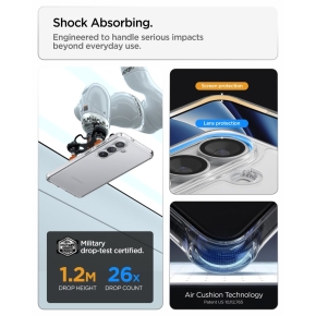 SPIGEN ULTRA HYBRID GALAXY S26 CRYSTAL CLEAR