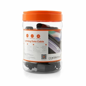 VIDVIE DC09 USB/iPhone Cable 2.1A, 1m black 30 pcs.