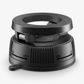 SPIGEN MFT36 VACUUMLOCK MAGNETIC MAGSAFE DASHBOARD CAR MOUNT BLACK