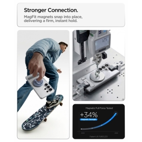 SPIGEN ULTRA HYBRID "S" MAG MAGSAFE GALAXY S26 ULTRA CLEARWHITE