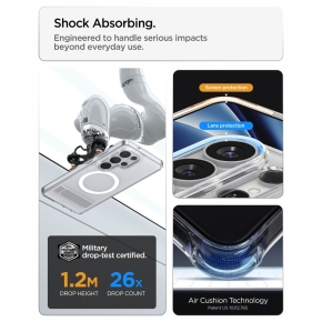 SPIGEN ULTRA HYBRID "S" MAG MAGSAFE GALAXY S26 ULTRA CLEARWHITE