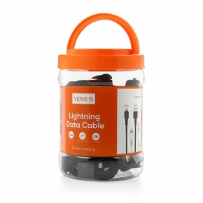 VIDVIE DC09 USB/iPhone Cable 2.1A, 1m black 30 pcs.