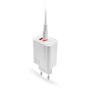 ladowarka sieciowa vidvie ple282 type c type c 30w bialy 0