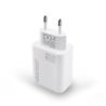 VIDVIE PLE282 Netzladegerät 1xUSB + 1xType-C + Type-C/Type-C Kabel 30W Weiß