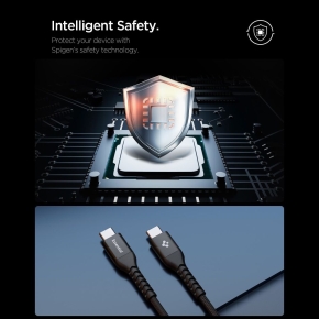 SPIGEN EB10010CCA ESSENTIAL TYPE-C CABLE 100W 100CM BLACK