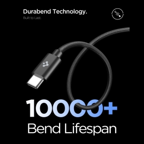 SPIGEN EE451EU ESSENTIAL 1-PORT NETWORK CHARGER 45W + TYPE-C CABLE BLACK