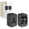 TECH-PROTECT TA300 TRAVEL ADAPTER EU  UK  US  AU BLACK