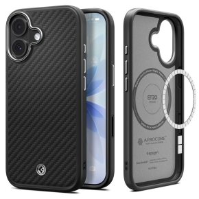 SPIGEN ENZO ARAMID ”T” MAG MAGSAFE IPHONE 17 BLACKSILVER