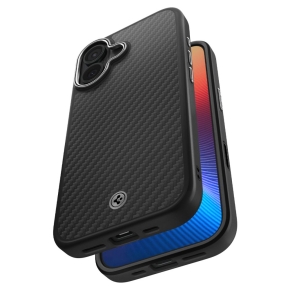 SPIGEN ENZO ARAMID ”T” MAG MAGSAFE IPHONE 17 BLACKSILVER