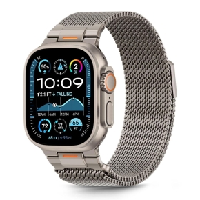 TECH-PROTECT MILANO VANGUARD APPLE WATCH 8  9  10  11  SE  ULTRA (44  45  46  49 MM) TITANIUM