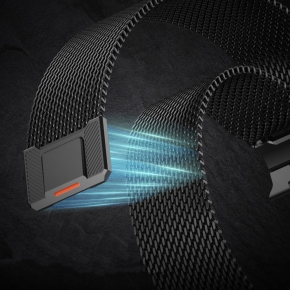 TECH-PROTECT MILANO VANGUARD APPLE WATCH 8  9  10  11  SE  ULTRA (44  45  46  49 MM) BLACK