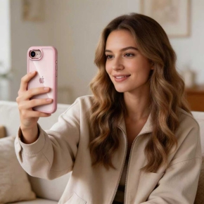 TECH-PROTECT MAGMAT IPHONE 16E  17E SOFT PINKCLEAR