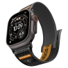 SPIGEN ATHLEX AIR 2 APPLE WATCH 8  9  10  11  SE  ULTRA (44  45  46  49 MM) ACTIVE BLACK  ORANGE