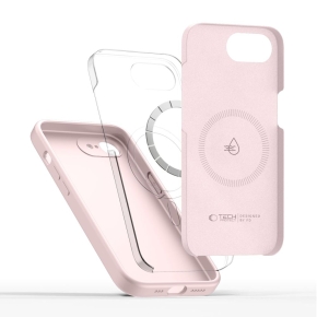 TECH-PROTECT SILICONE MAGSAFE IPHONE 16E  17E PINK PEARL